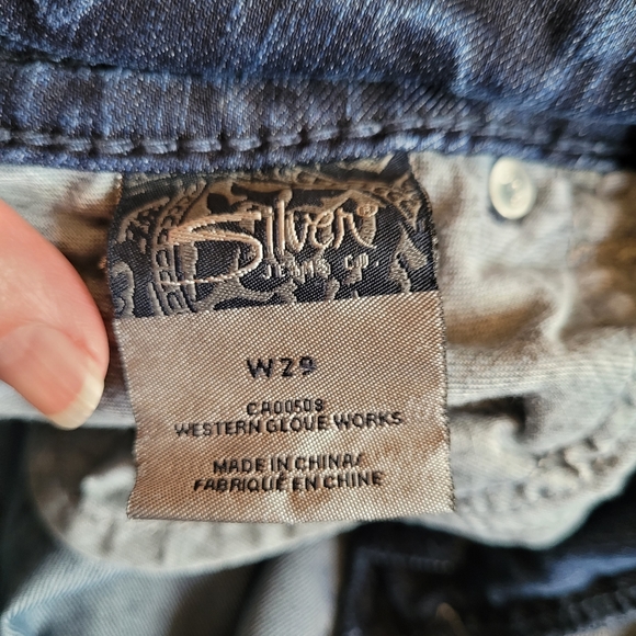 Silver Suki Flap Capri size 29 - Picture 9 of 10